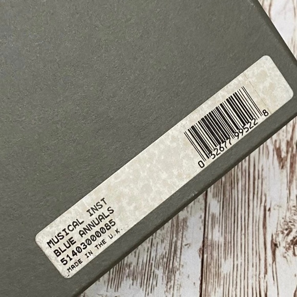 Vintage WEDGWOOD Blue Jasper Ware Star Musical Instrument Christmas Ornament - Picture 11 of 12